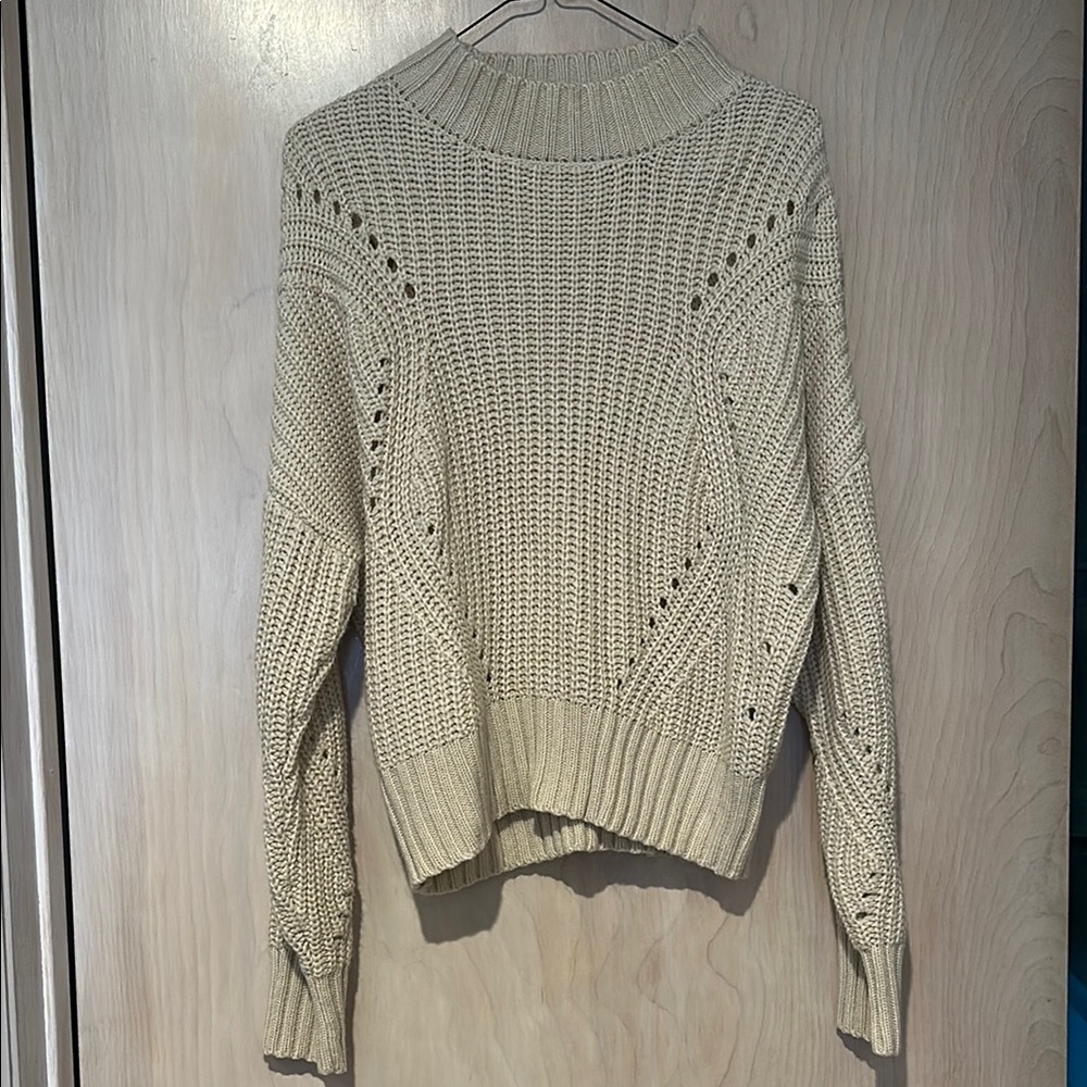 Moon & Madison Cream Knit Sweater